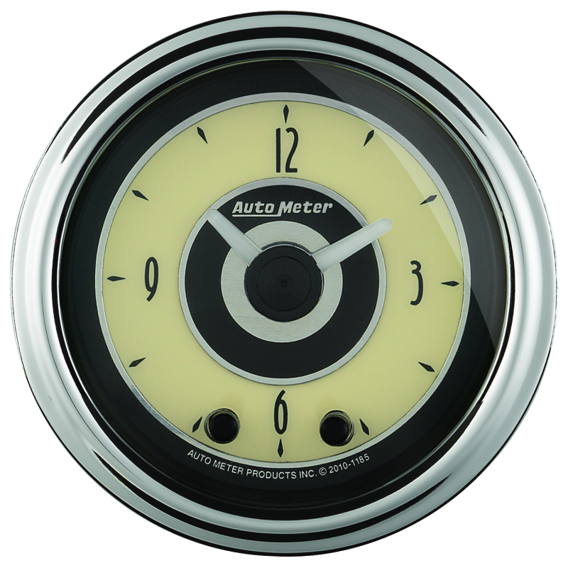AutoMeter Gauge Clock 2-1/16in. 12HR Analog Cruiser Ad