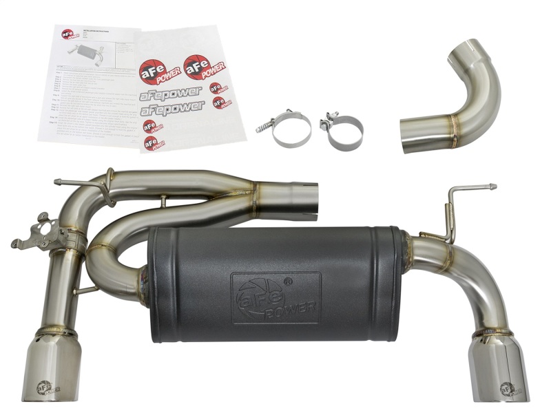 aFe MACH Force XP 16-17 BMW 340i/iX 440i/iX L6-3.0L (t) SS Axle-Back Exhaust w/Polished Tips thumbnail 5