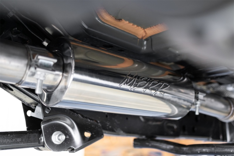 MBRP 18-20 Jeep Wrangler JL 2.5in Single Rear Exit Cat Back Exhaust - T304 thumbnail 2