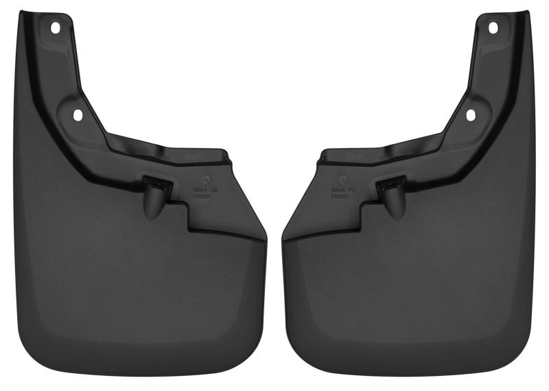 Husky Liners 16-22 Toyota Tacoma w/ OE Fender Flares Custom Molded Front Mud Guards - Black thumbnail 7