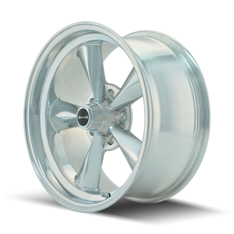 Ridler 675 15x7 / 5x114.3 BP / 0mm Offset / 83.82mm Hub Polished Wheel