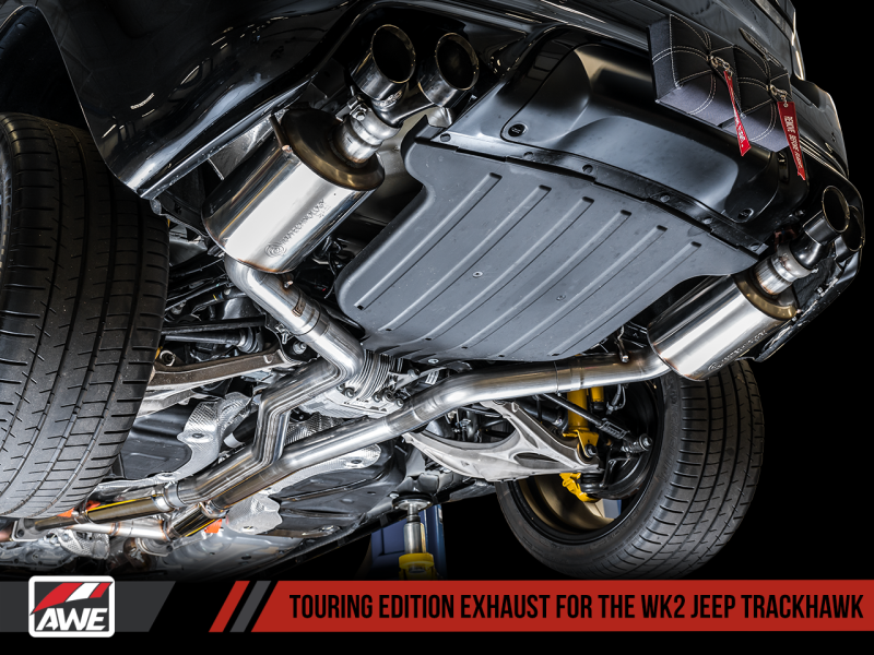 AWE Tuning 2020 Jeep Grand Cherokee SRT/Trackhawk Touring Edition Exhaust - Use w/Stock Tips thumbnail 7
