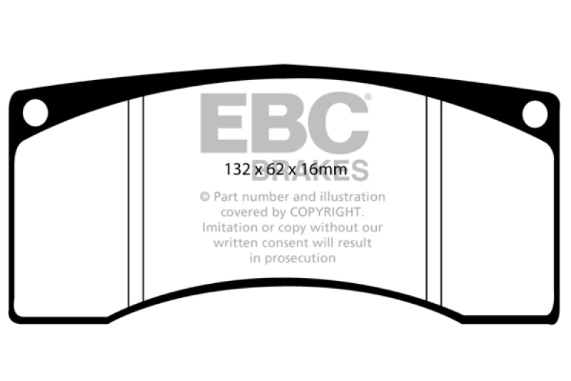 EBC Ford Saleen Mustang Alcon front calipers Bluestuff Front Brake Pads thumbnail 7