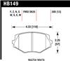 HAWK HP+ Brake Pad Sets