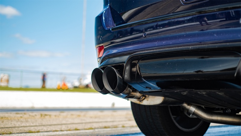 Corsa 2018-21 Jeep Grand Cherokee TrackHawk 6.2L Sport Cat-Back Dual Rear Exit w/4.5in Polished Tips thumbnail 9