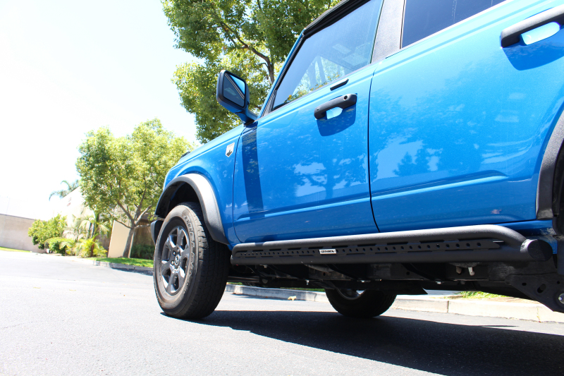 Go Rhino 21-24 Ford Bronco 4WD 4dr (Excl. Bronco Sport) Frame Mount Sliders - Tex. Blk thumbnail 6