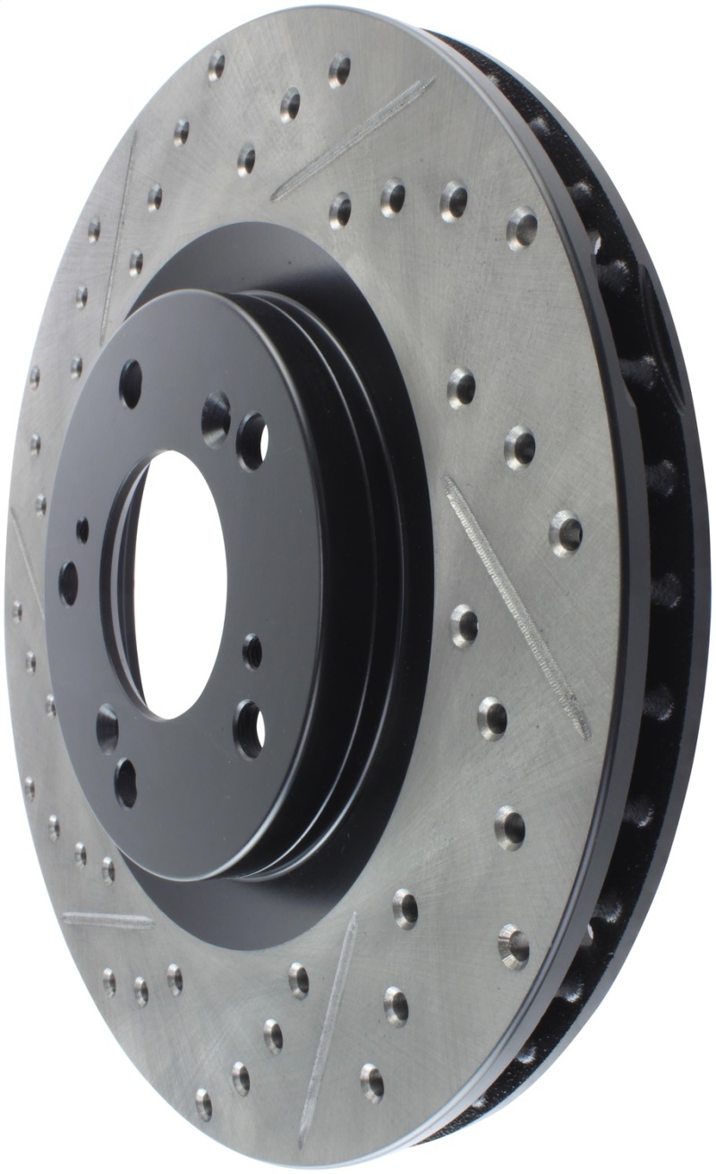 StopTech 00-09 S2000 Slotted & Drilled Right Front Rotor thumbnail 6