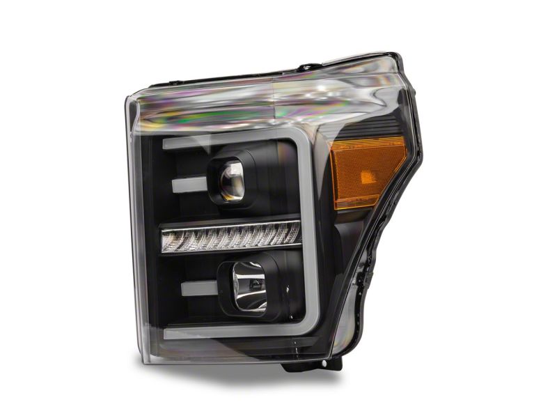 Raxiom 11-16 Ford F-250 Super Duty LED Projector Headlights - Black Housing (Clear Lens) thumbnail 9