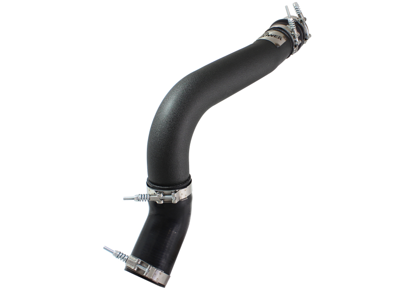 BladeRunner 3 IN Aluminum Hot Charge Pipe Black