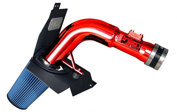 Injen 2015 Subaru STi 2.5L 4 Cyl (Turbo) Wrinkle Red Cold Air Intake w/ MR Tech and Heat Shield