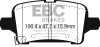 EBC Greenstuff Brake Pad Sets