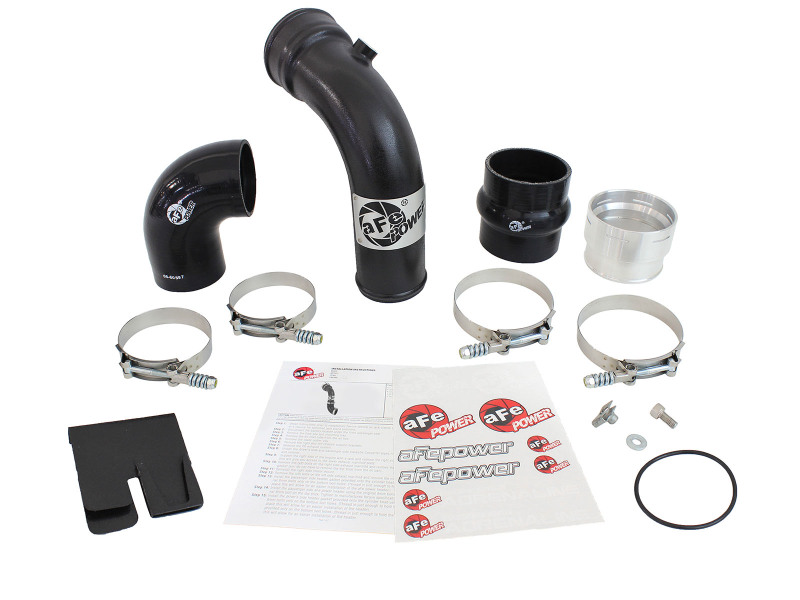 BladeRunner 3 IN Aluminum Cold Charge Pipe Black