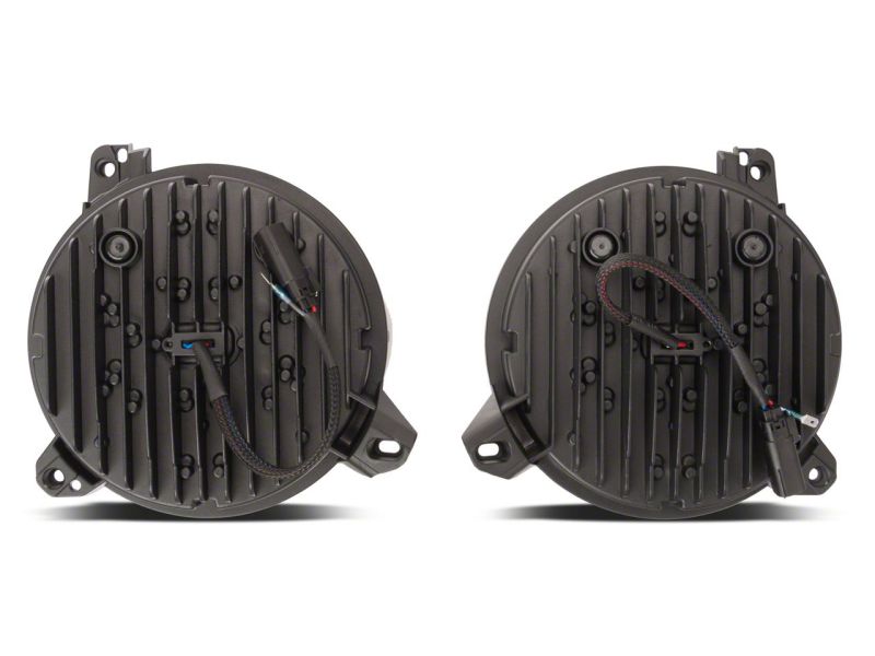 Raxiom 18-23 Jeep Wrangler JL Axial Series 9-In Angel Eye LED Headlights- Black Housing (Clear Lens) thumbnail 8