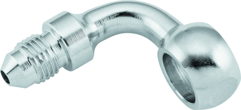 Twin Power Stainless Brake Fitting 3/8 Inch X AN3 90 Degree Banjo Adaptor thumbnail 2