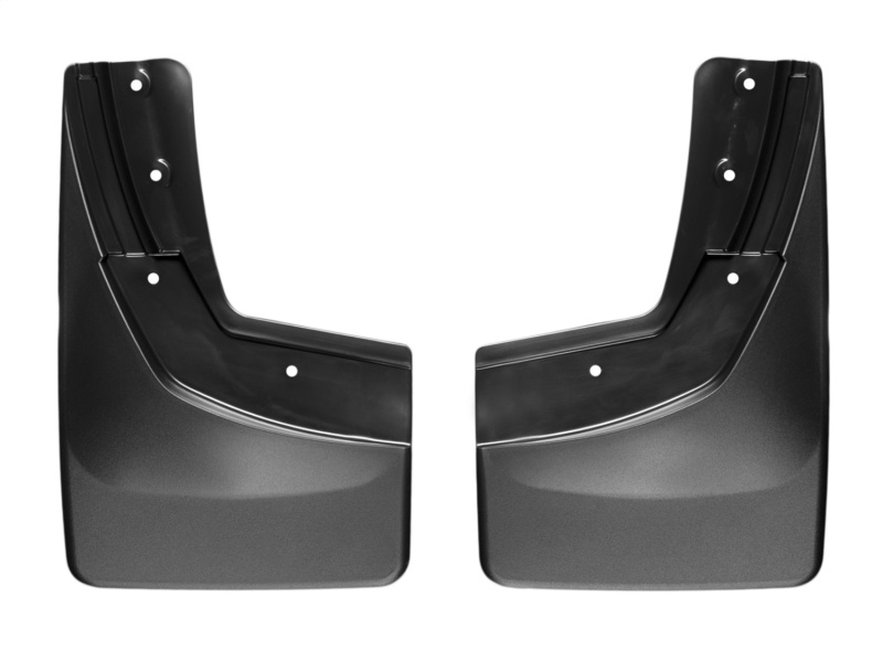 WeatherTech 14+ Chevrolet Silverado No Drill Mudflaps - Black thumbnail 3