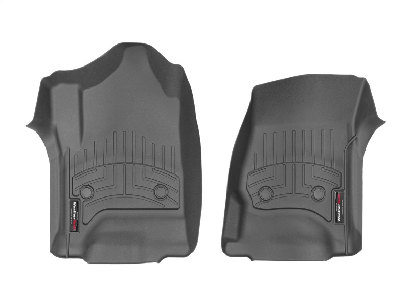 WeatherTech 14+ Chevrolet Silverado/GMC Sierra Crew and Double Cab Front FloorLiners - Black thumbnail 3