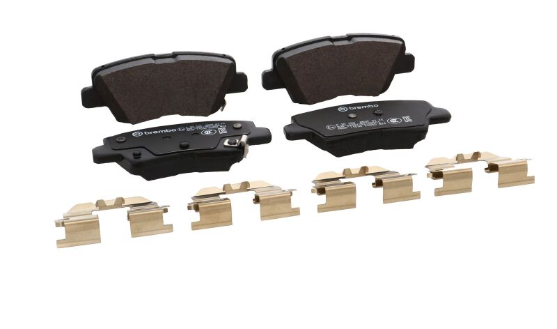 Brembo OE 21-22 Hyundai Accent/19-24 Nexo/2016 Sonata/2019 Sonata PRIME Low-Met Brake Pad - Rear thumbnail 9