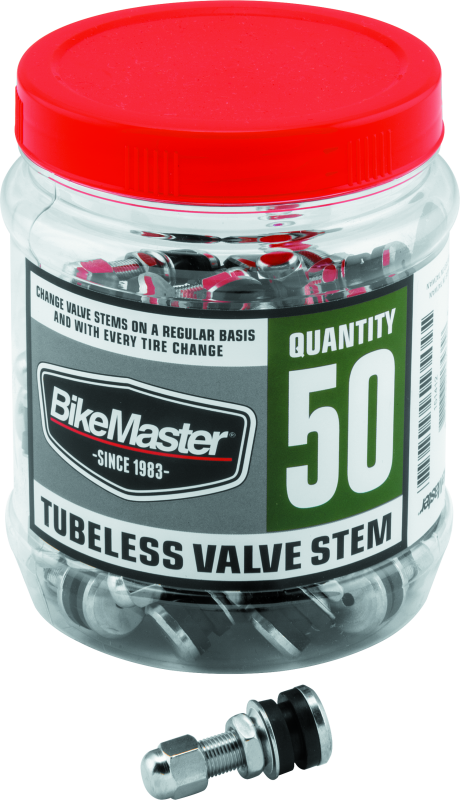 BikeMaster Valve Stem Chrome Tubeless Tub 50 thumbnail 3