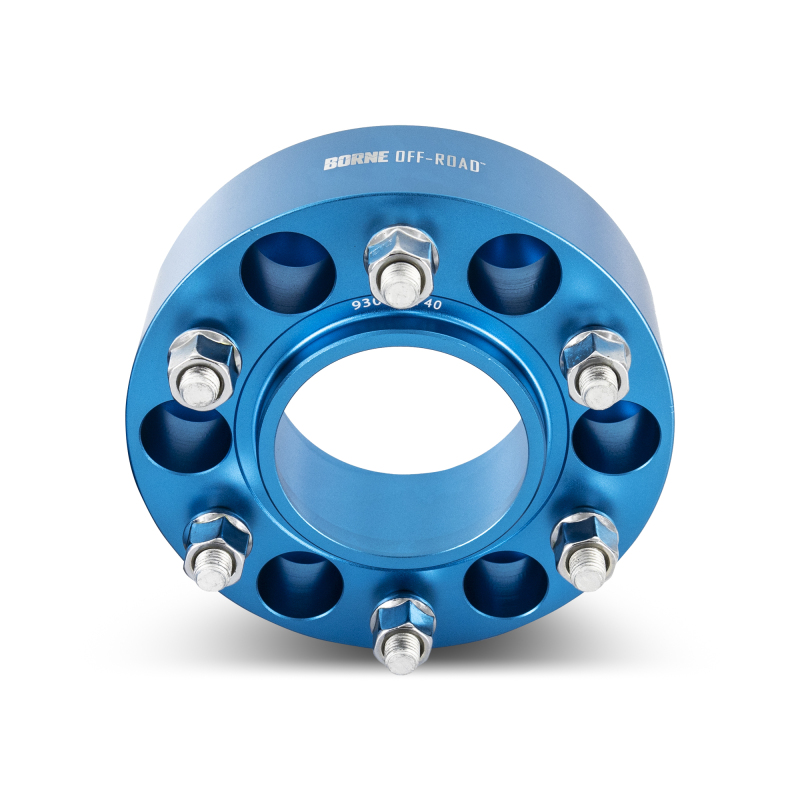 Mishimoto Wheel Spacers - 6x139.7 - 95.1 - 50 - M14 - Blue thumbnail 5