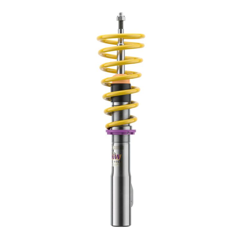KW Variant 3 Coilover Kits 35220029 Kits, 3, 1.2 - 2.3 in. Lowered Front, 0.8 - 2.0 in. Lowered Rear, Shocks, Yellow Powdercoated Springs, BMW, Kit thumbnail 9