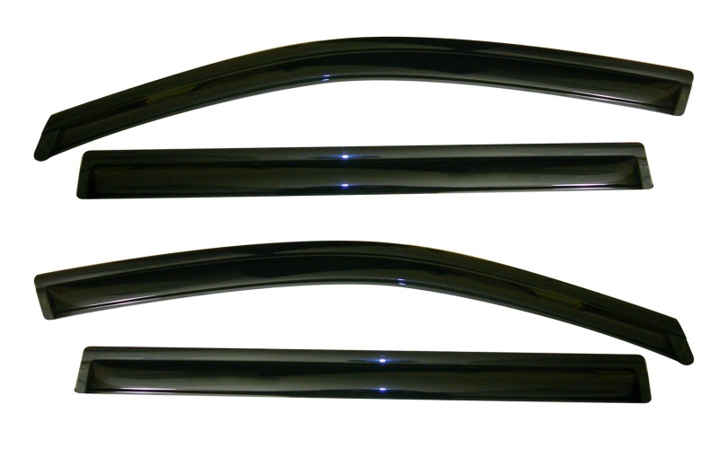 AVS 11-18 Nissan Quest Ventvisor Outside Mount Window Deflectors 4pc - Smoke thumbnail 5