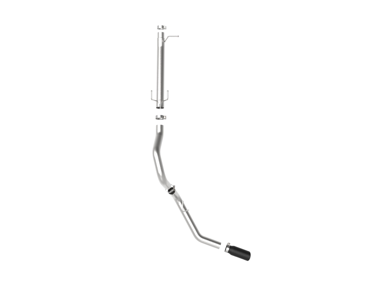 aFe Apollo GT Series 3-1/2in 409 SS Axle-Back Exhaust 17-20 Ford F-250/F-350 Black Tips w/o Muffler thumbnail 7