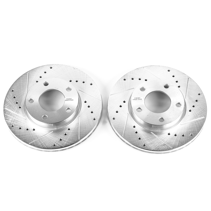 Power Stop 04-13 Mazda 3 Front Evolution Drilled & Slotted Rotors - Pair thumbnail 2
