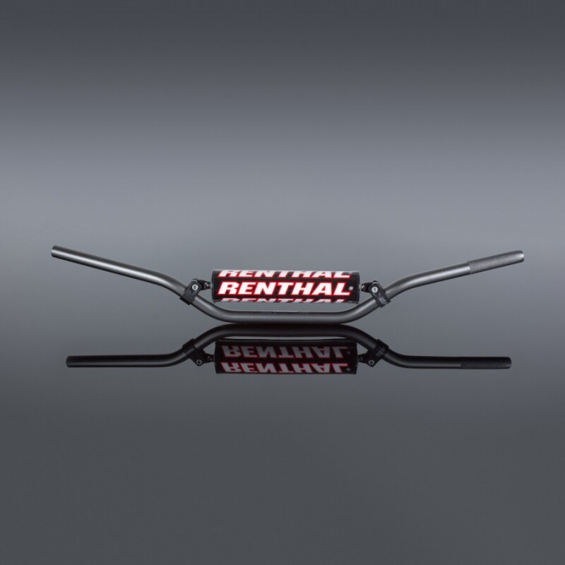 Renthal 7/8 in. Handlebars 966-05-GR-01-185 Handlebars, Reed/Windham Style, Aluminum, Gray Anodized, Diameter, 31.614 Width, Each thumbnail 2