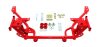 BMR 05-14 S197 Mustang K-Member w/ STD. Motor Mounts and STD. Rack Mounts - Red thumbnail 3