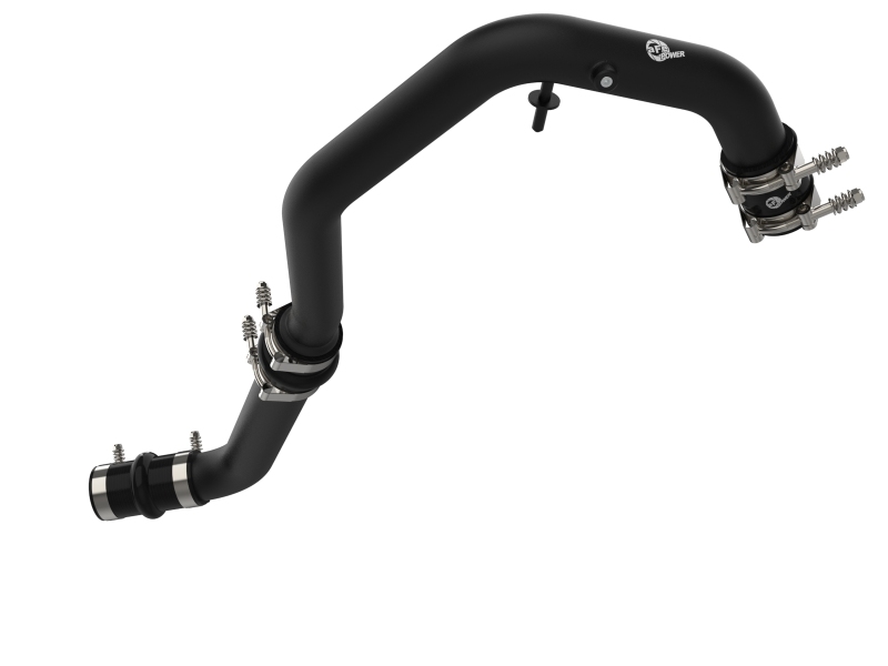 BladeRunner 2 IN to 2-1/2 IN Aluminum Hot Charge Pipe Black