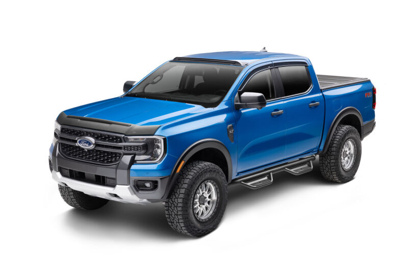 N-Fab Podium LG 2019 Ford Ranger Crew Cab All Beds - Tex. Black - Cab Length - 3in thumbnail 6