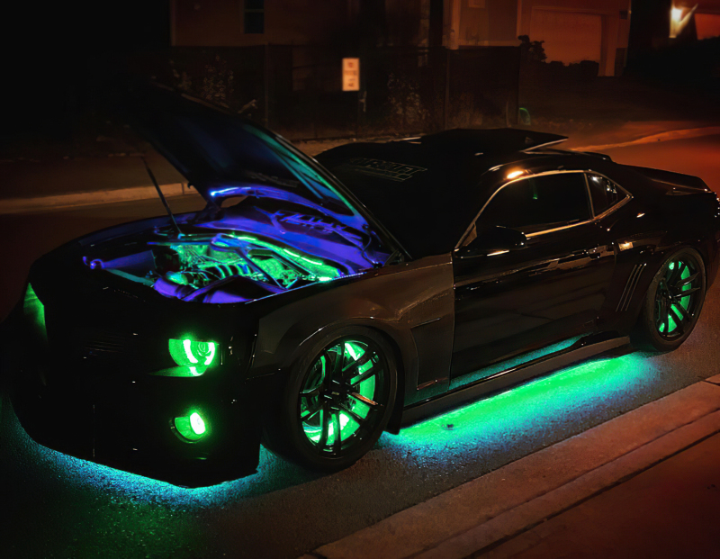 Oracle Engine Bay LED Kit 60in - Green thumbnail 6