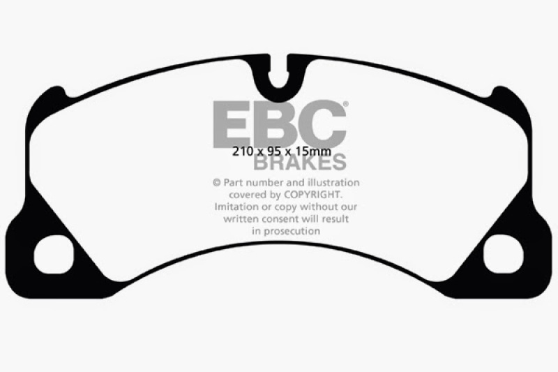 EBC 10+ Porsche Cayenne 3.0 Supercharged Hybrid Bluestuff Front Brake Pads thumbnail 7