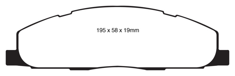 EBC S14 Brake Pad and Rotor Kit (1x ebcDP61848, 1x ebcRK7509) thumbnail 5