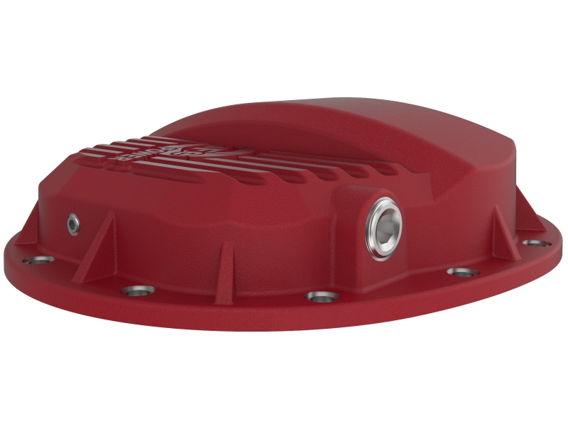 aFe Pro Series GMCH 9.5 Rear Diff Cover Red w/ Machined Fins 19-20 GM Silverado/Sierra 1500 thumbnail 8