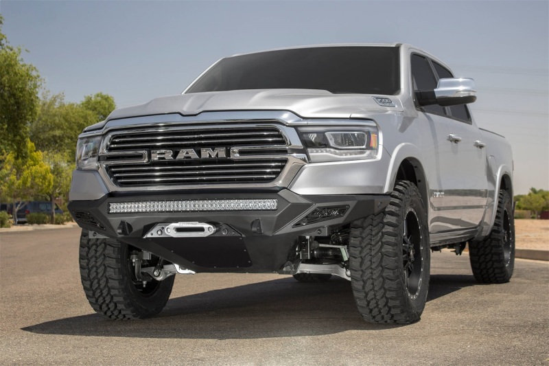 Addictive Desert Designs 19 Ram 1500 Stealth Fighter Front Bumper w/ Winch Mount & Sensor Cut Outs thumbnail 2