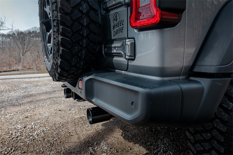 Corsa 2018-2025 Jeep Wrangler JLU 3.6L 2.75in Sport Cat-Back Exhaust w/ 4in Tips thumbnail 4