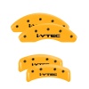 MGP 4 Caliper Covers Engraved Front & Rear i-Vtec Yellow finish black ch thumbnail 8
