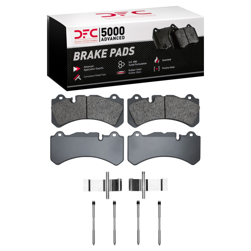 DFC 5000 Advanced Pads - Low-Metallic and Hardware Kit