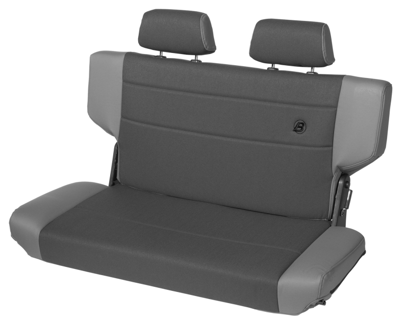 Bestop N-Tumble Seat - 97-06 Jeep Wrangler TJ Rear Trailmax Ii Fold (All Vinyl Charcoal/Gray)
Fold-N-Tumble Seat