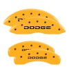 MGP 4 Caliper Covers Engraved F & R Broken D/Dodge Yellow Finish Black Char 2007 Dodge Durango thumbnail 8