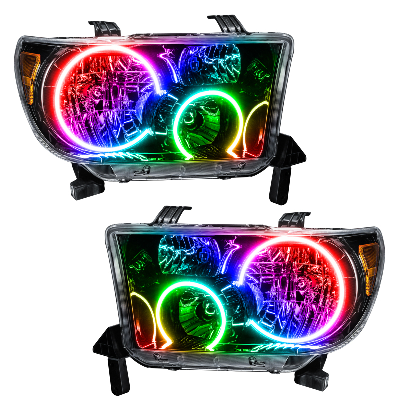 Oracle 07-11 Toyota Tundra Pre-Assembled Headlights - Black Housing - w/ 2.0 Controller thumbnail 4