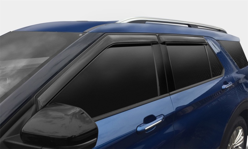 AVS 2022 Nissan Pathfinder Ventvisor Outside Mount Window Deflectors 4pc - Smoke thumbnail 2