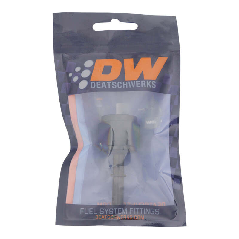 DeatschWerks 10AN Female Flare Swivel to 5/16in Male EFI Quick Disconnect - Anodized Matte Black thumbnail 4