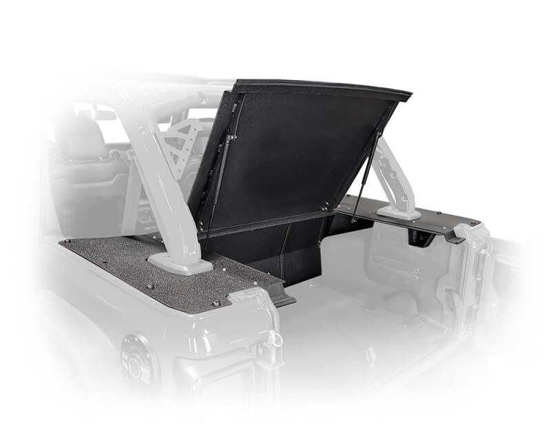 DV8 Offroad 2018+ Jeep Wrangler JL 4 Door Rear Storage Cover thumbnail 6