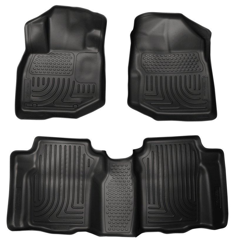 Husky Liners 09-12 Honda Fit WeatherBeater Combo Black Floor Liners thumbnail 3