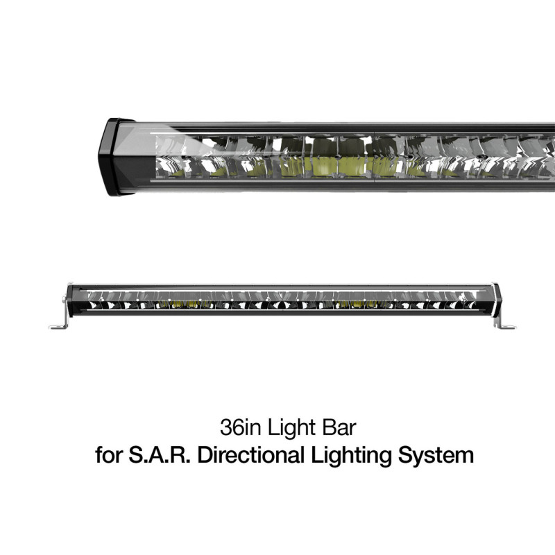 XK Glow Light Bars, Pods and Fog Lights XK-SAR-1W 20" White Housing SAR Bar - Emergency Search Rescue thumbnail 8