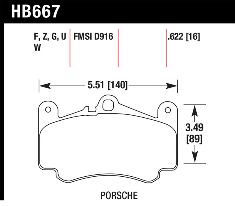 HAWK DTC-70 Brake Pad Sets