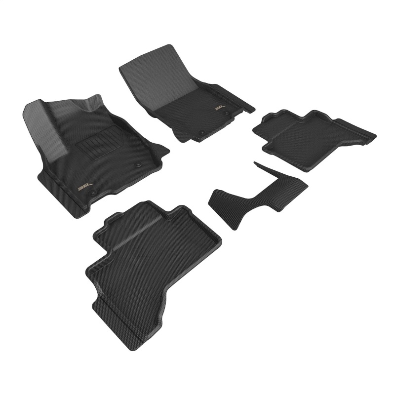 3D MAXpider 24-26 Toyota Land Cruiser Kagu Black Full Set thumbnail 3