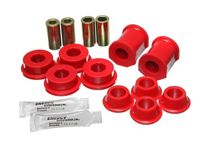 Energy Suspension 71-7/73 VW Super Beetle (Cast) Red Front Control Arm Bushing Set thumbnail 3